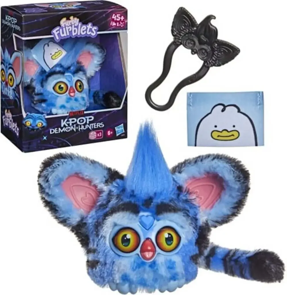 NEW Furby K-Pop Demon Hunters Furblets Derpy Tiger Interactive Figure~ FREE SHIP
